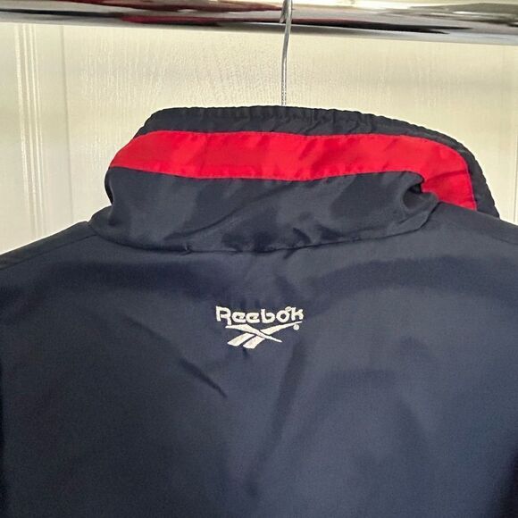 Reebok Vintage 90’s Reversible Mens Blue/Red Zip Up Jacket - Picture 10 of 13